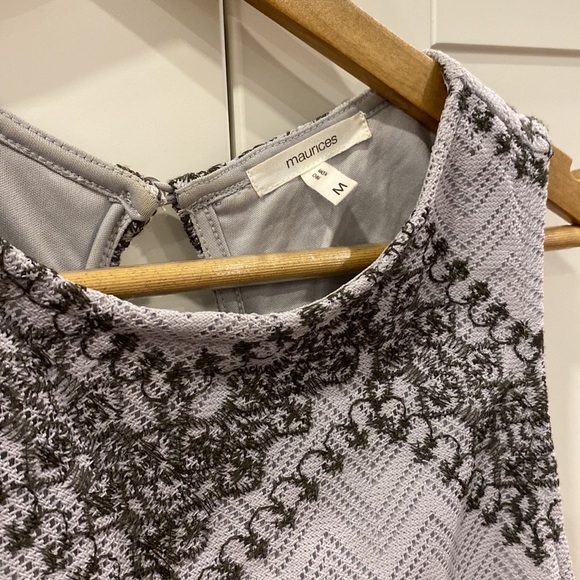 Maurices dress. Blue grey, size medium - Picture 3 of 4